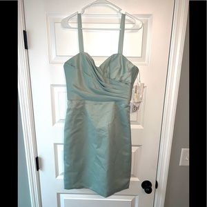 NWT Women 12 WTOO Short Mini Dress 100% Poly Formal Watters Mint Green Prom W&W